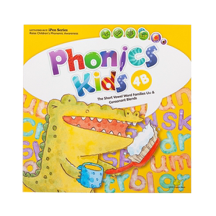 幼儿发音 phonics kids 4B 幼儿自然拼读启蒙台湾东西图书版