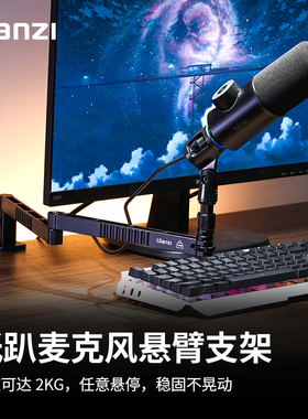 Ulanzi优篮子VIJIM LS26麦克风悬臂支架直播电容麦直播话筒支架