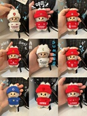 mini拉布布心底密码 衣服阿森纳利物浦曼联皇马球衣Labubu4代娃衣