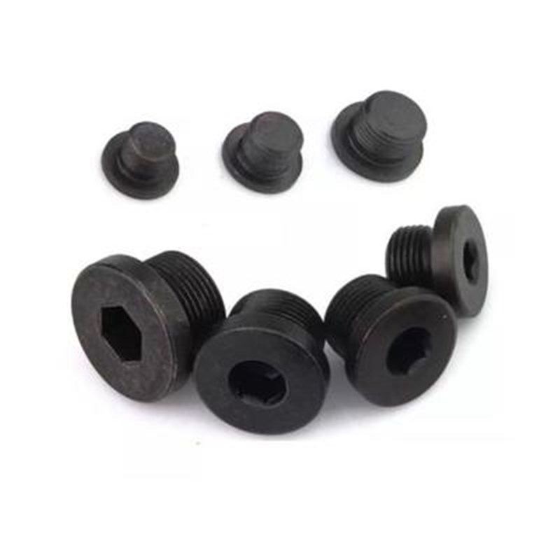 内六角法兰面油塞堵头/液压油管闷头M8M10M12M14KM16M18M20M22*1.