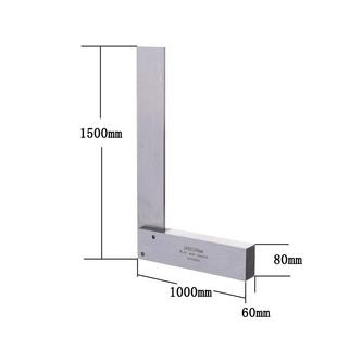 500mm80 宽坐宽座角尺90度直角尺高精度不锈钢加厚63 125 200 400