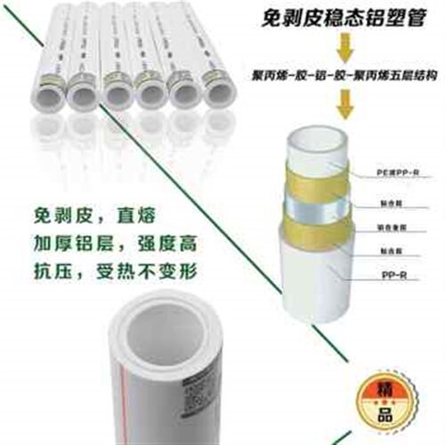 家装ppr水管 热水管川路自来水管20 25 32 4分 6分 装修白色 橙色