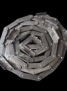 不锈钢工业传动链条C2060C2062大节距弯板链条重型刮板机链条