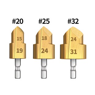 32mm热熔器配件 6分20 德国ppr提口钻头六角扩口器水管修复4分