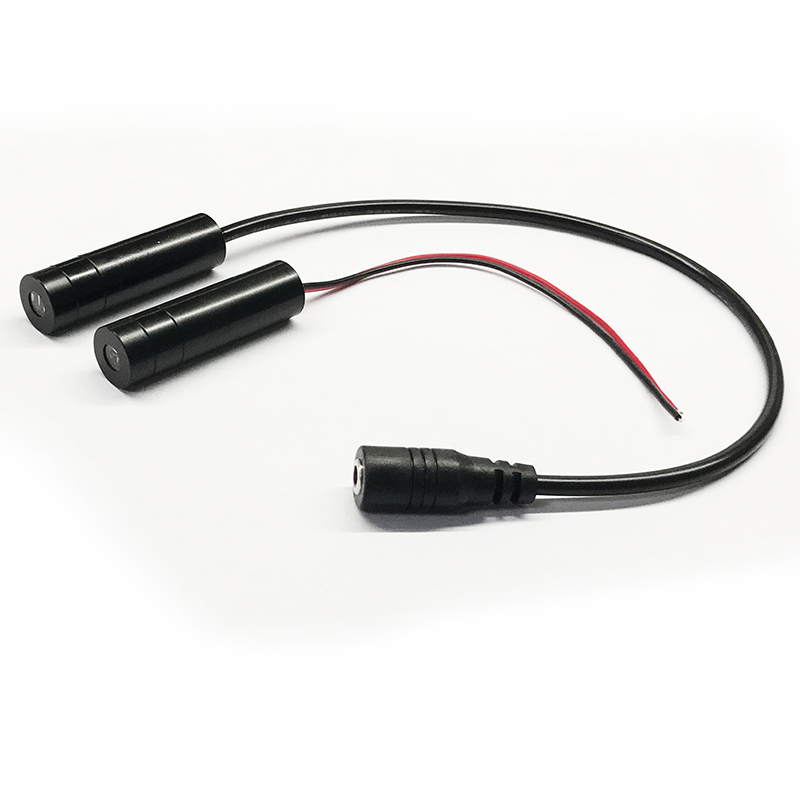 450nm80mw蓝色一字线激光灯模组镭射标线器粗细可调发射头可订制