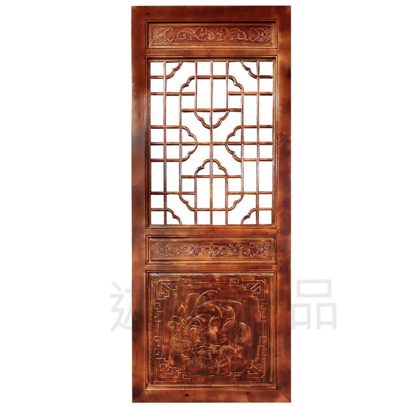 wbz7东阳木雕仿古门窗实木花格门中式花格门窗花格花玄关吊顶窗浮