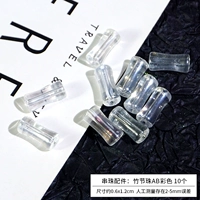 Бусины, бамбуковые аксессуары, 6×12мм