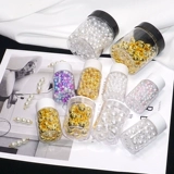 比彩 Небольшой и маленький смешанный жемчуг чисто белый имитация жемчужина DIY Crystal Drop Glue Shells Mobile Phone, чтобы поместить в Тайваньские океанские аксессуары