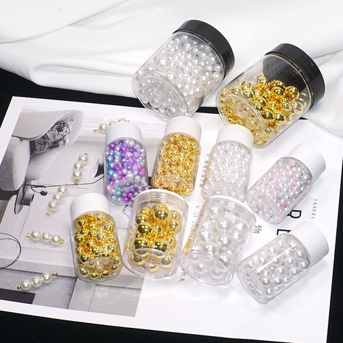 比彩 Небольшой и маленький смешанный жемчуг чисто белый имитация жемчужина DIY Crystal Drop Glue Shells Mobile Phone, чтобы поместить в Тайваньские океанские аксессуары