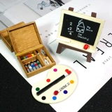 比彩 Маленькая деревянная доска для рисования, пигментированные канцтовары, кремовый аксессуар с аксессуарами, «сделай сам»