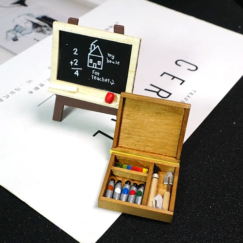 比彩 Маленькая деревянная доска для рисования, пигментированные канцтовары, кремовый аксессуар с аксессуарами, DIY