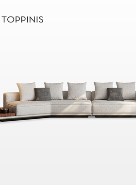 Toppinis地平线布艺沙发别墅大平层客厅意大利设计师意式极简沙发