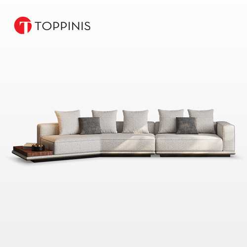 Toppinis地平线布艺沙发别墅大平层客厅意大利设计师意式极简沙发