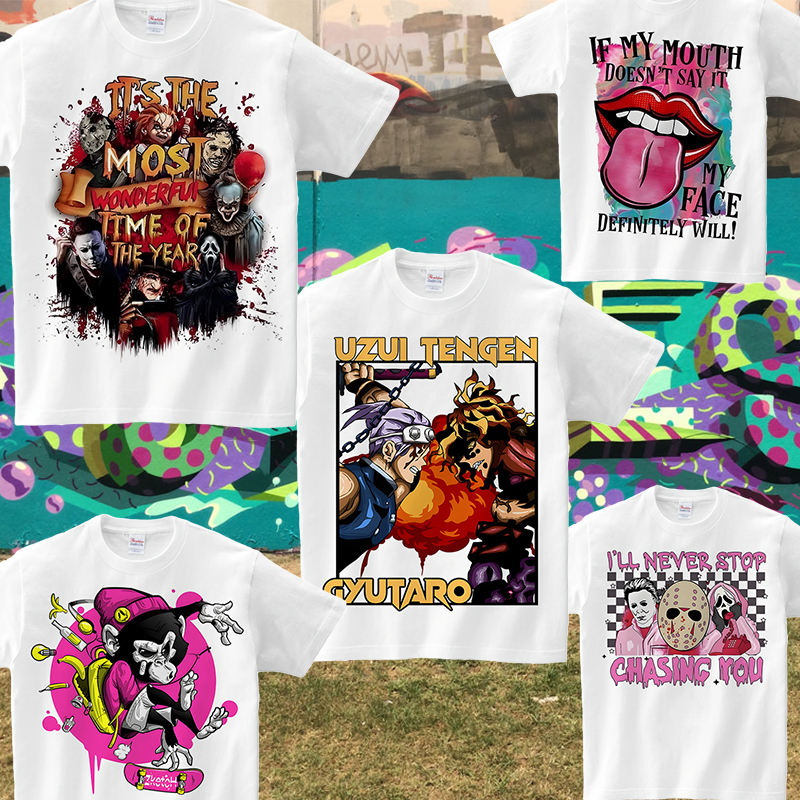 动漫卡通短袖青少年潮牌