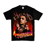 Lil Peoplephop Rap Vintage Tee-Hop Хип-хоп ретро футболка мужская короткие рукава 1-69