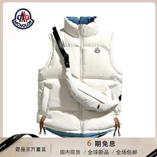 外穿加厚保暖坎肩背心 蒙口钢琴羽绒棉马甲男女秋冬季 官网正品