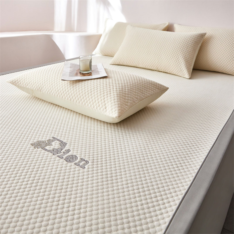 凉感冰丝凉席三件套床笠款2025新款冰豆豆空调席子可水洗夏天夏季,床上用品,冰丝席,淘宝优惠券,粉丝福利购,淘宝优惠卷