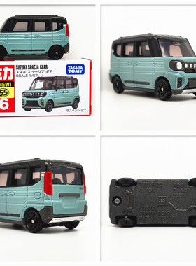 TOMY多美卡合金汽车模型26号铃木Spacia Gear 1:57面包12月红白盒