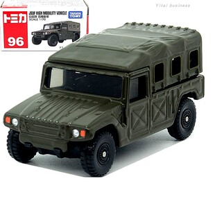 TOMY多美卡合金小汽车模型男孩仿真玩具96号自卫队机动军车102571