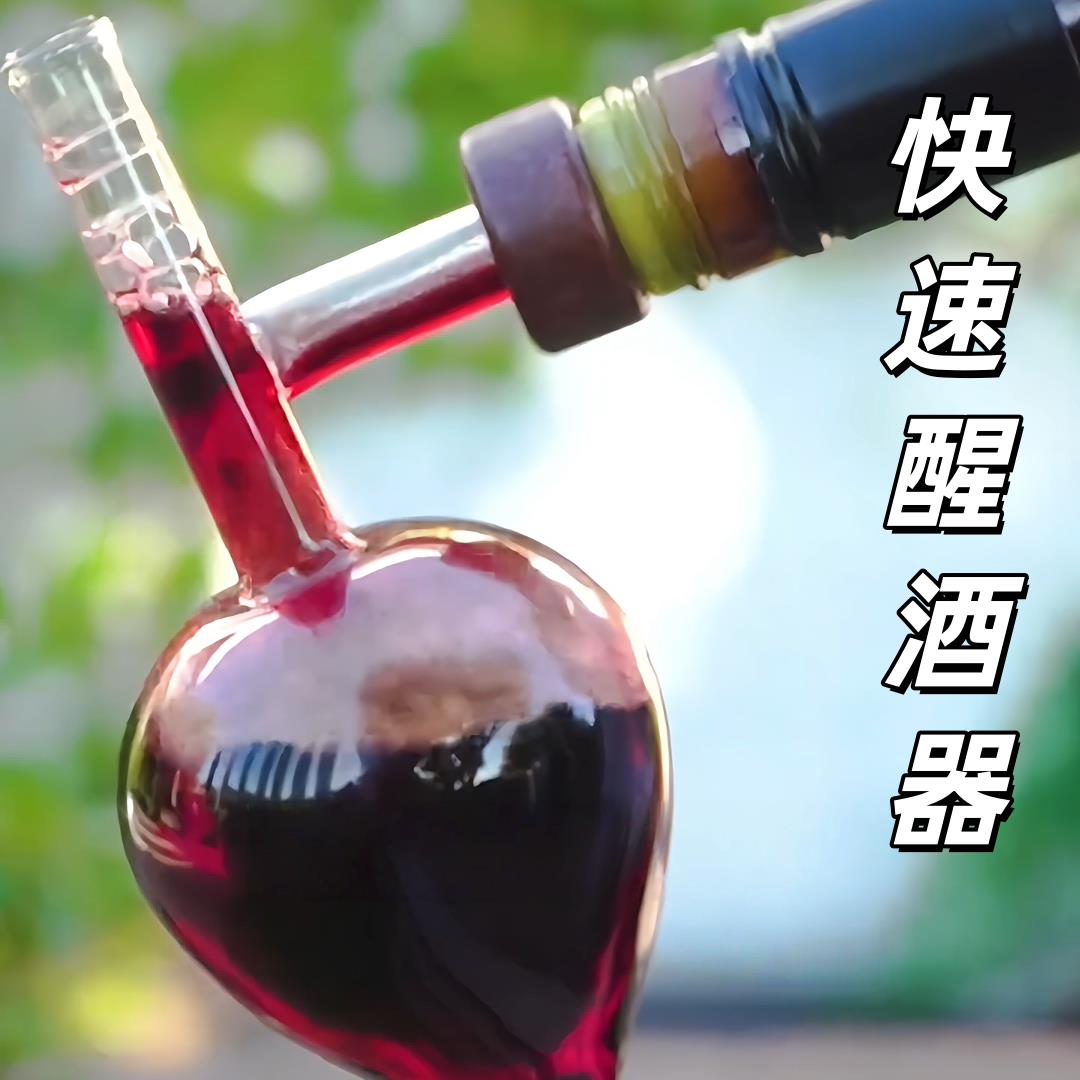 快速醒酒器分酒红酒家用商用玻璃白酒壶洋酒倒葡萄酒便携空气曝气