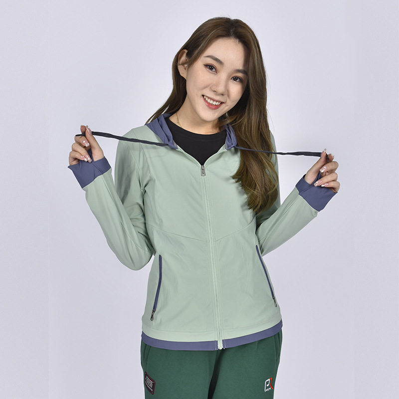 防晒衣女款春夏透气连帽跑步运动户外徒步登山凉感冰丝皮肤衣外套
