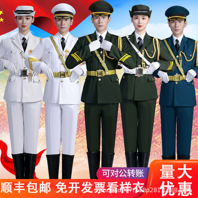 班护卫队学生升旗手服装仪仗队礼服演出服学校升旗管乐队仪式