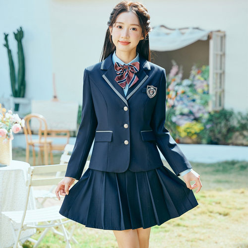 英伦学院风西装套装男女jk制服西服工装学生校服幼儿园老师工作服