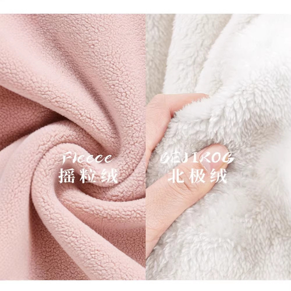 摇粒绒外套女秋冬加绒加厚内胆校服内搭神器冬季羊羔毛珊瑚绒卫衣