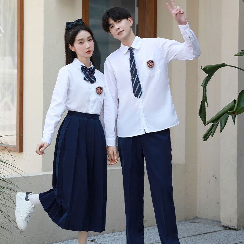 班服学院风校服套装中学生高中生朗诵服装西装初中生合唱演出服