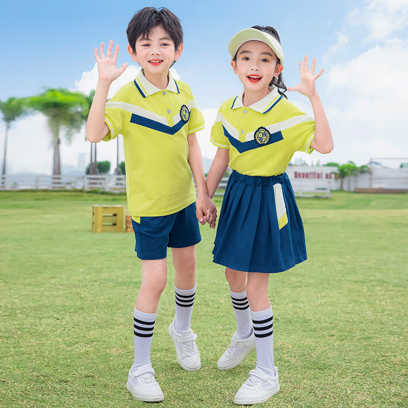 幼儿园园服校服小学生套装春秋装班服户外三件套一年级儿童学院风