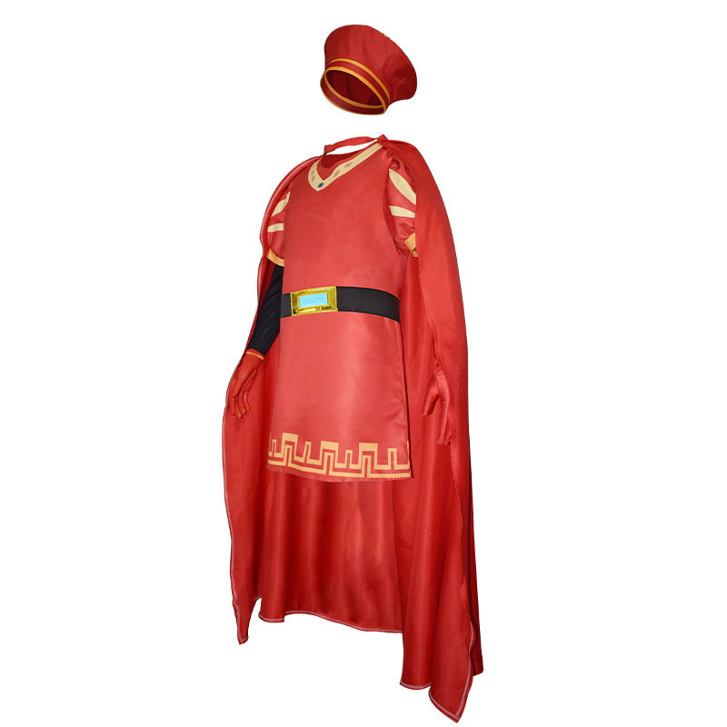 新款跨境怪物史莱克4D法尔奎德cos服万圣节角色扮演服装披风