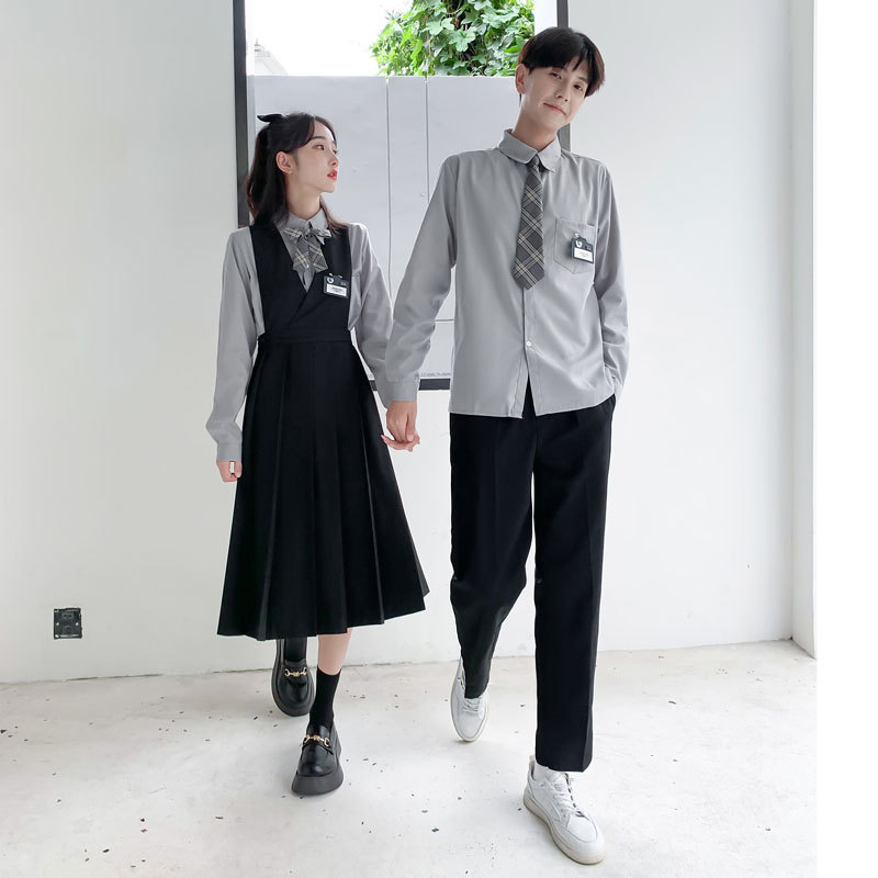毕业班服夏季套装高中学生校服英伦学院风校服初中运动会班服