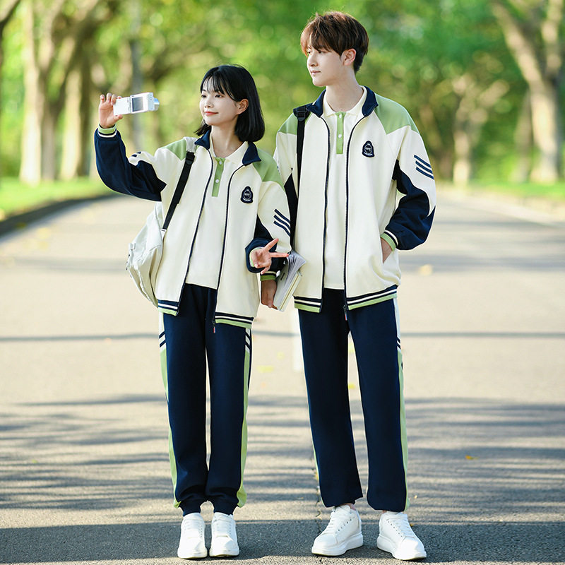 2026中学生班服大量 情侣装秋冬装卫衣外套学生班服校服运动会三