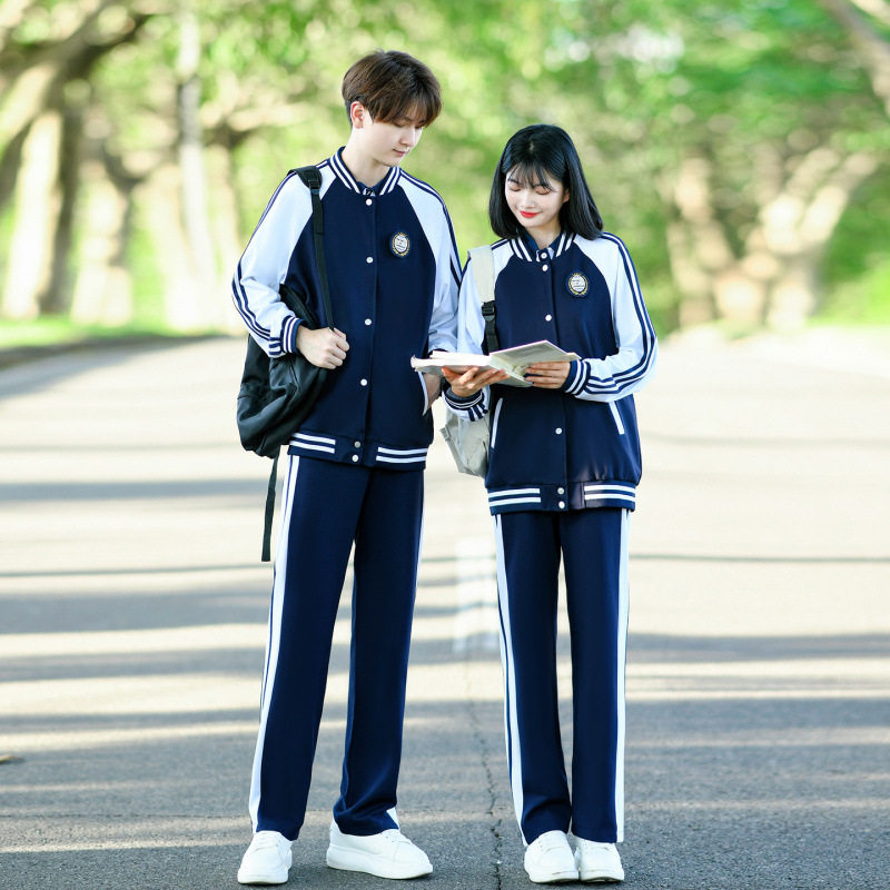 2026中学生班服大量 情侣装秋冬装卫衣外套学生班服校服运动会三