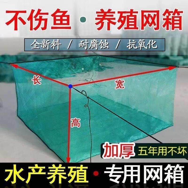 10目存鱼网养鱼水产养殖小鱼孵化育苗泥鳅黄鳝鱼苗养殖网箱