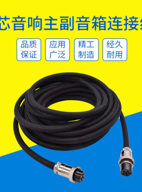 HIFI三分频高保真发烧级升级线适用HIVI惠威M5A H6 H8 M500 M300MKii MK2六6芯音响主副音箱连接线喇叭音频线