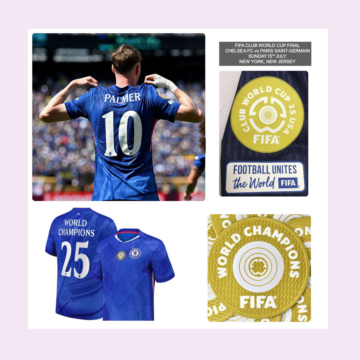 2526切尔西世俱杯决赛球衣帕尔默恩佐雅克松马杜埃凯球员版