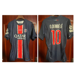 2025巴黎欧冠决赛球衣10号登贝莱K7巴尔科拉杜埃李刚仁球员版球服