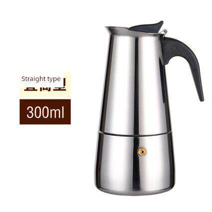 stainless steel mocha pot 300ml coffee pot maker machine