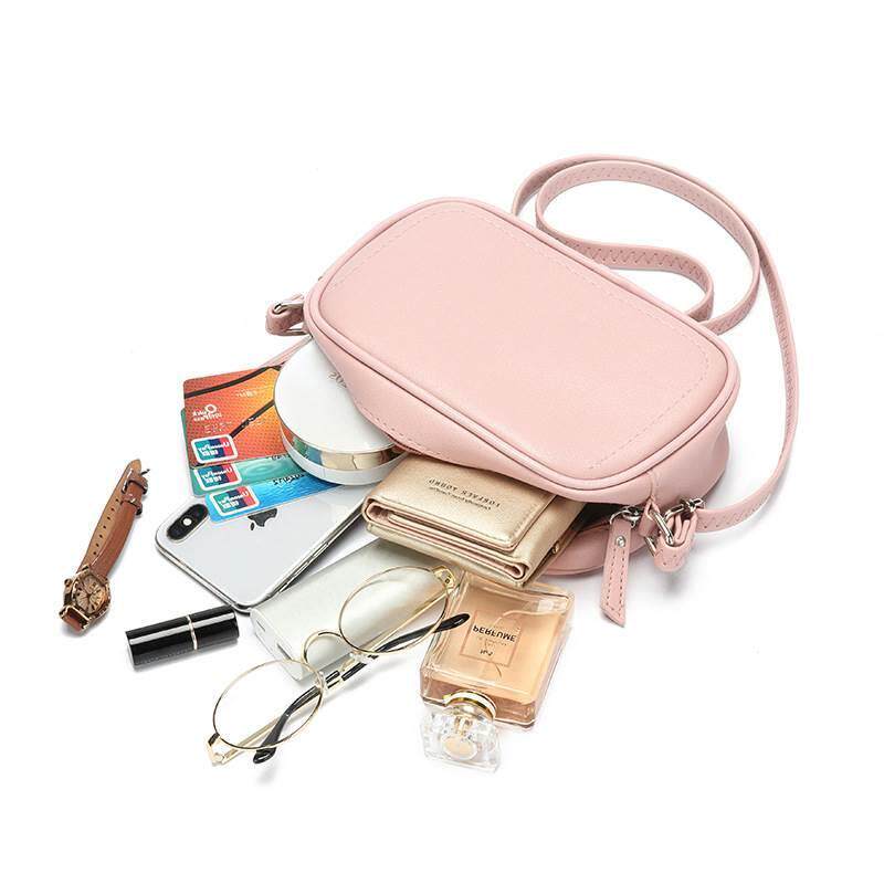 网红包包女 ins超火斜跨时尚马鞍包女士Messenger Bags women bag
