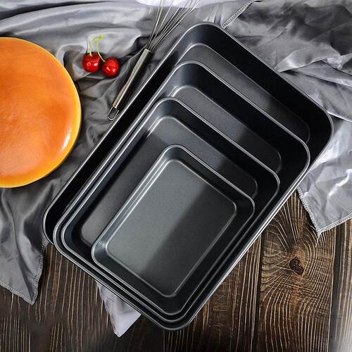 Rectangular Bread Cake Oven Baking Tray Kitchen 烘焙蛋糕烤盘