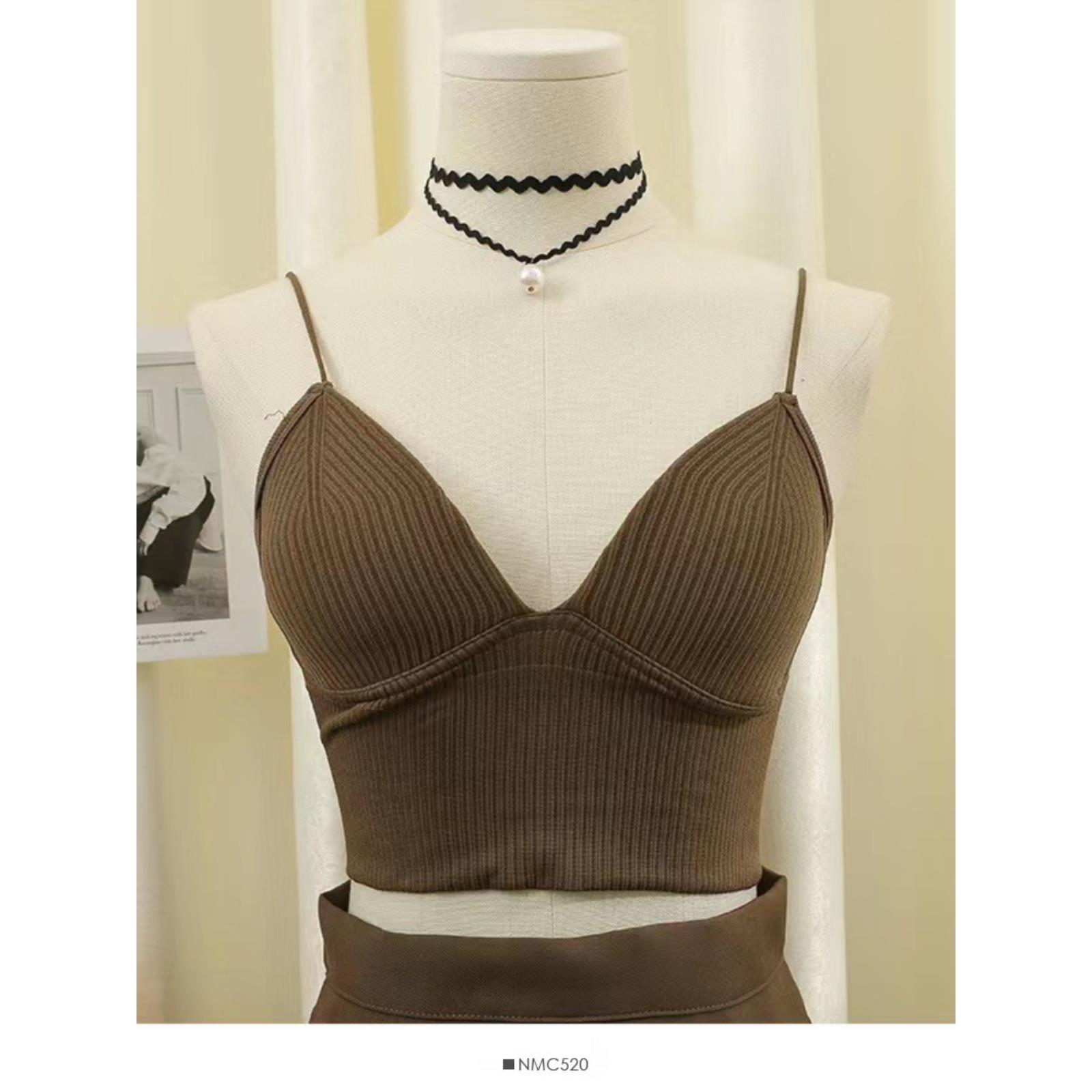 Women Sexy Crop Tops Bra Top Female 女式性感露脐上衣文胸