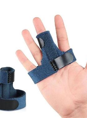 1PC Blue Cloth Trigger Finger Splint Straighten Broken Bent