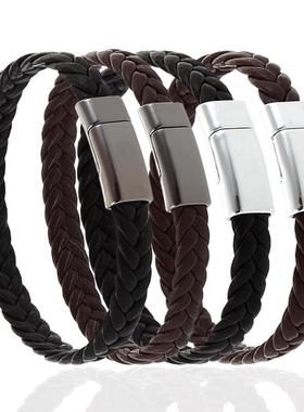 Leather Bracelet Hand-woven Simple Casual Men