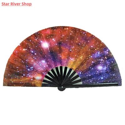 Large Kung Fu Fan Loud Bamboo Folding Craft Christmas Gifts