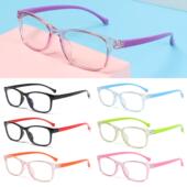 Light Anti Square Optical blue Glasses Children Kids Frame
