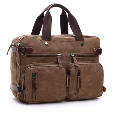 Leisure Canvas Bag Business Briefcase Handheld Crossbody Sh