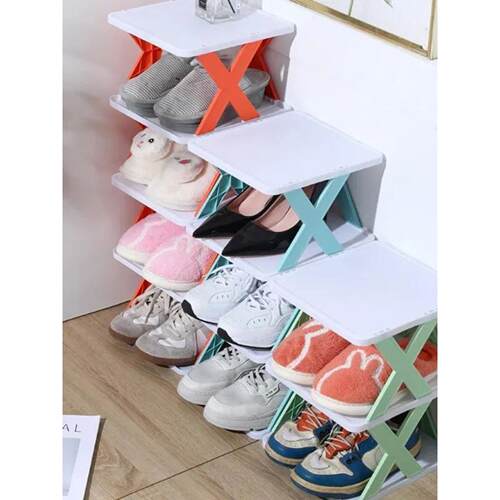 Folding multifunctional shoe rack折叠多层多功能鞋架