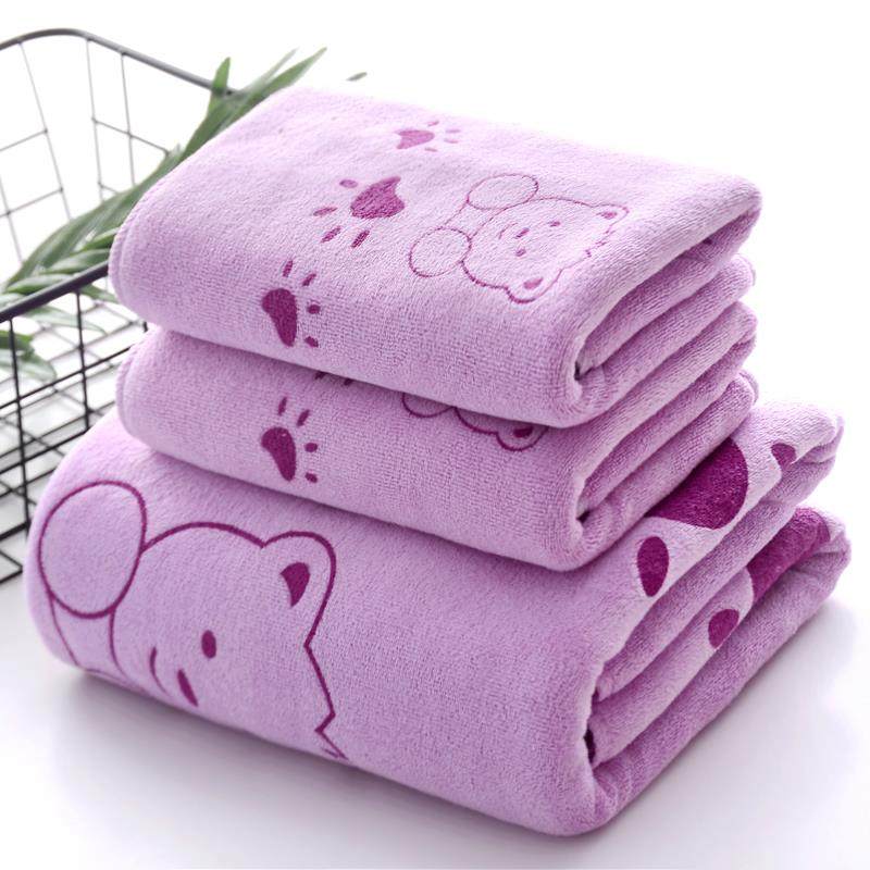 3PCS Shower Towels Bath Towel Men Women Towels Bathing Hotel