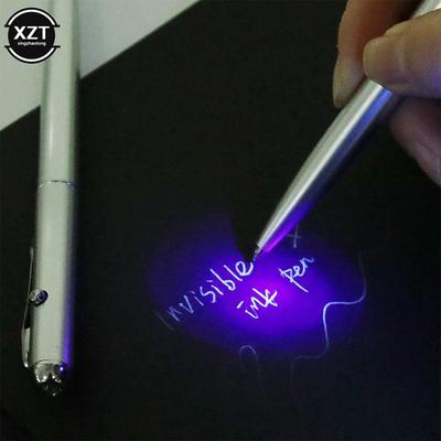Invisible Ink Pen With Uv Light Hidden Handwriting Novelty B